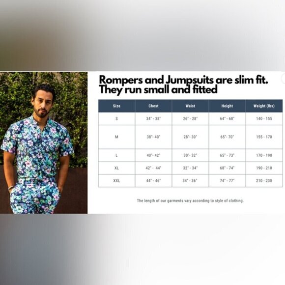 NWOT Romperjack BOHEMIAN short sleeve shorts button down lightweight jumpsuit L - Picture 11 of 11